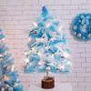 Delightful Mini Feather Christmas Tree with Light Ornaments Tabletop Christmas Tree, Easy To Assemble Cheerful Designs