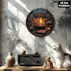 Vintage Metalowa Sztuka Ścienna Retro Design Grilla Dekoracja Kuchenna