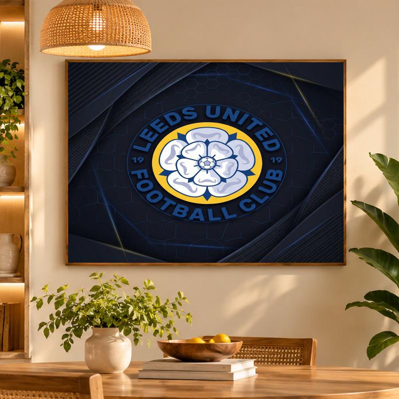 5D Diamond Painting Leeds United DIY Full Drill Diamond Art Kit Home Decoration