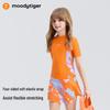Moodytiger Girls' High-Stretch Colorblock Swimwear
