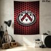 KV Kortrijk Wall Tapestry Aesthetic Wall Hanging Printed Fabric Blanket Decorative Tapestries for Bedroom Living Room Home Decor