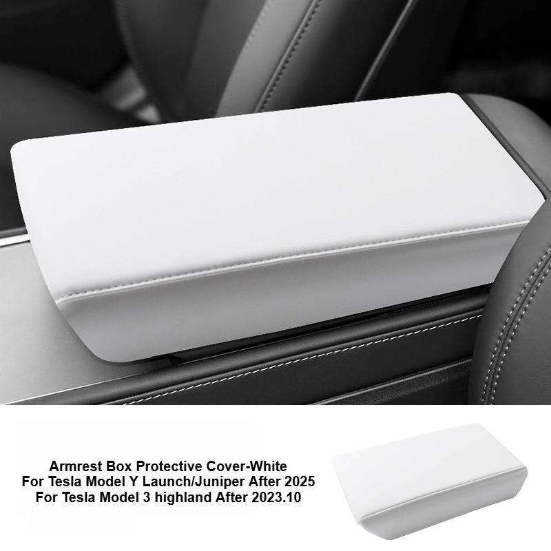 For Tesla Model Y Juniper/Model 3 2026 Up Rear Screen Frame Ventilation Mask Protector Cover Armrest Box Cover Pad Accessories