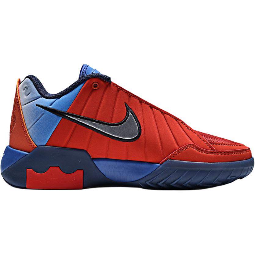 Nike Lebron Witness 9 GS Pikantní červená Modrá Křišťálová Půlnoční modrá Metalická stříbrná Dětské tenisky II6104600