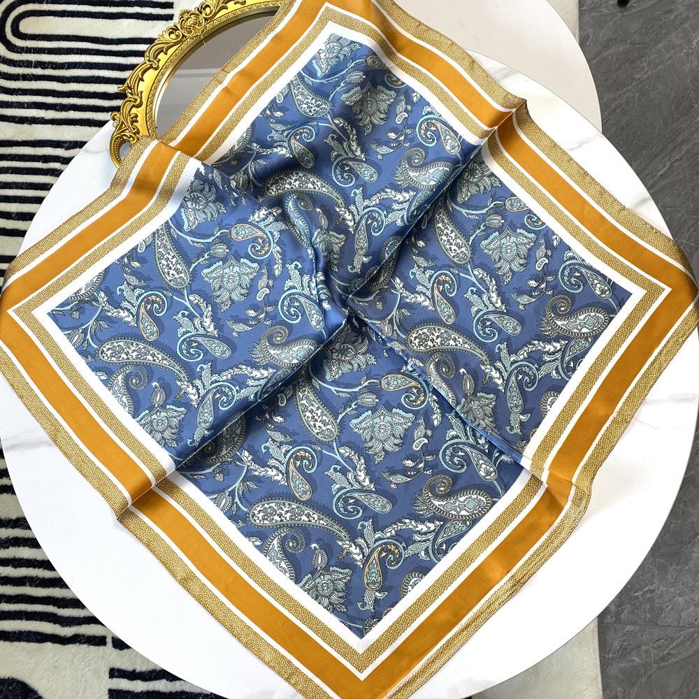 70cm Hair Print Silk cool Feeling Scarf For Women Fashion NeckTie Hand Bag Foulard Wrist Kerchief Shawl Wraps Hajib Lady