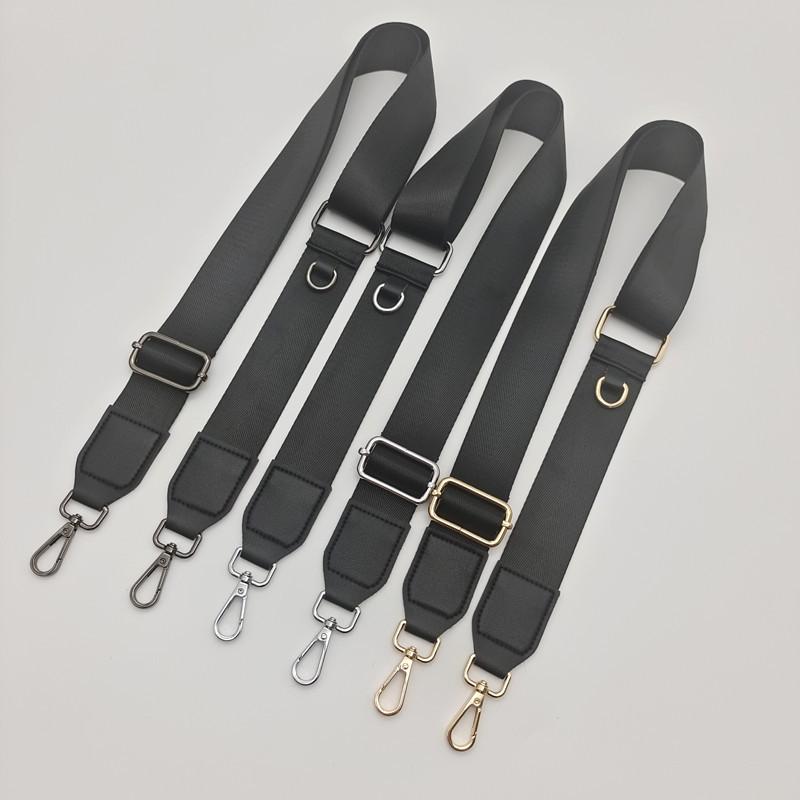 New Solid Color Nylon Bag Accessories D-type Buckle Hanging Small Bag Style Crossbody Strap Adjustable Backpack Shoulder Strap
