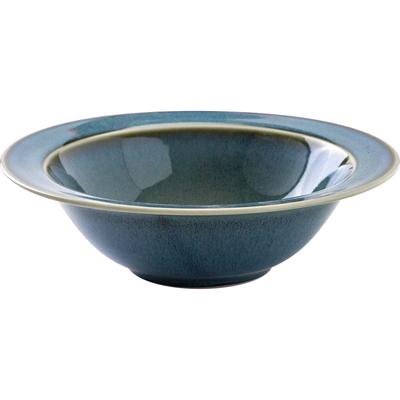 Minoru Pottery Mino Ware MAMANI 170 Miska z rantem, Zielona