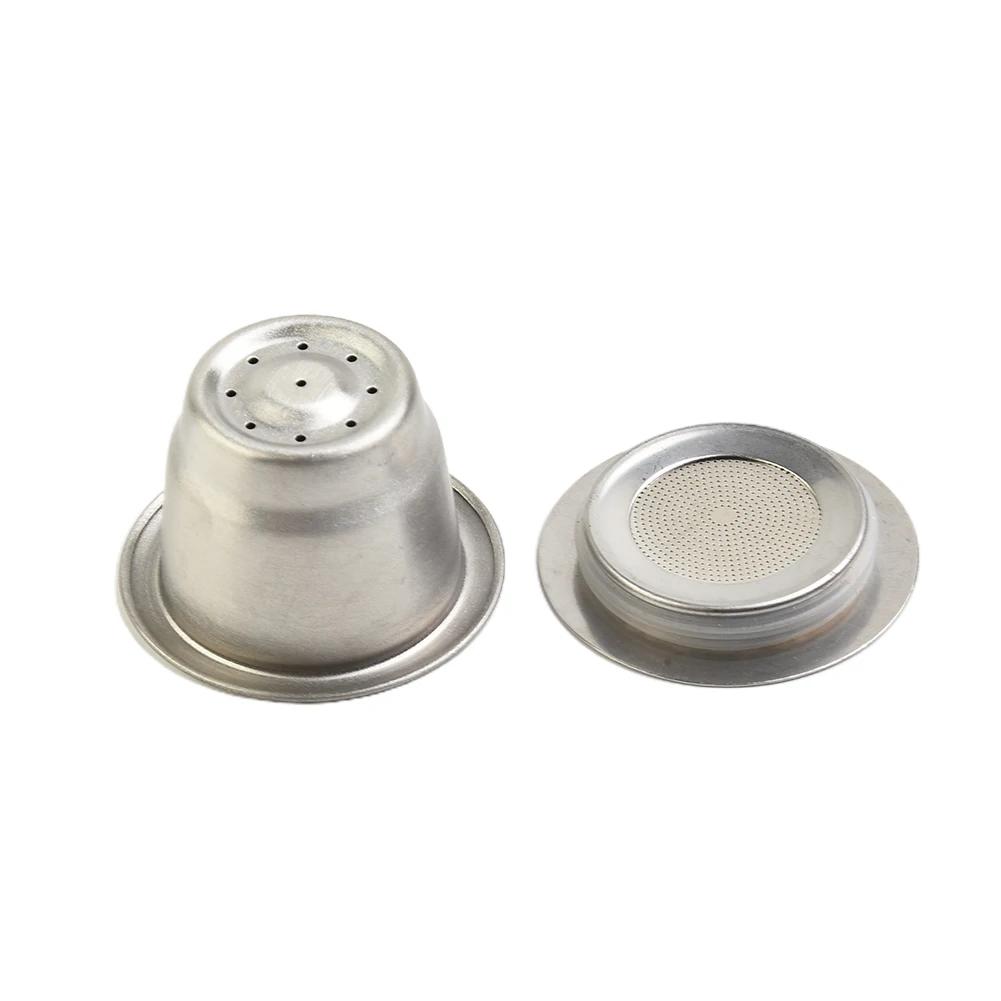 High Quality Coffee Capsule Cup Coffee Toos Reusable Saving Stainless Steel 3.7*2.7cm For Nescafe Permanently Sealed