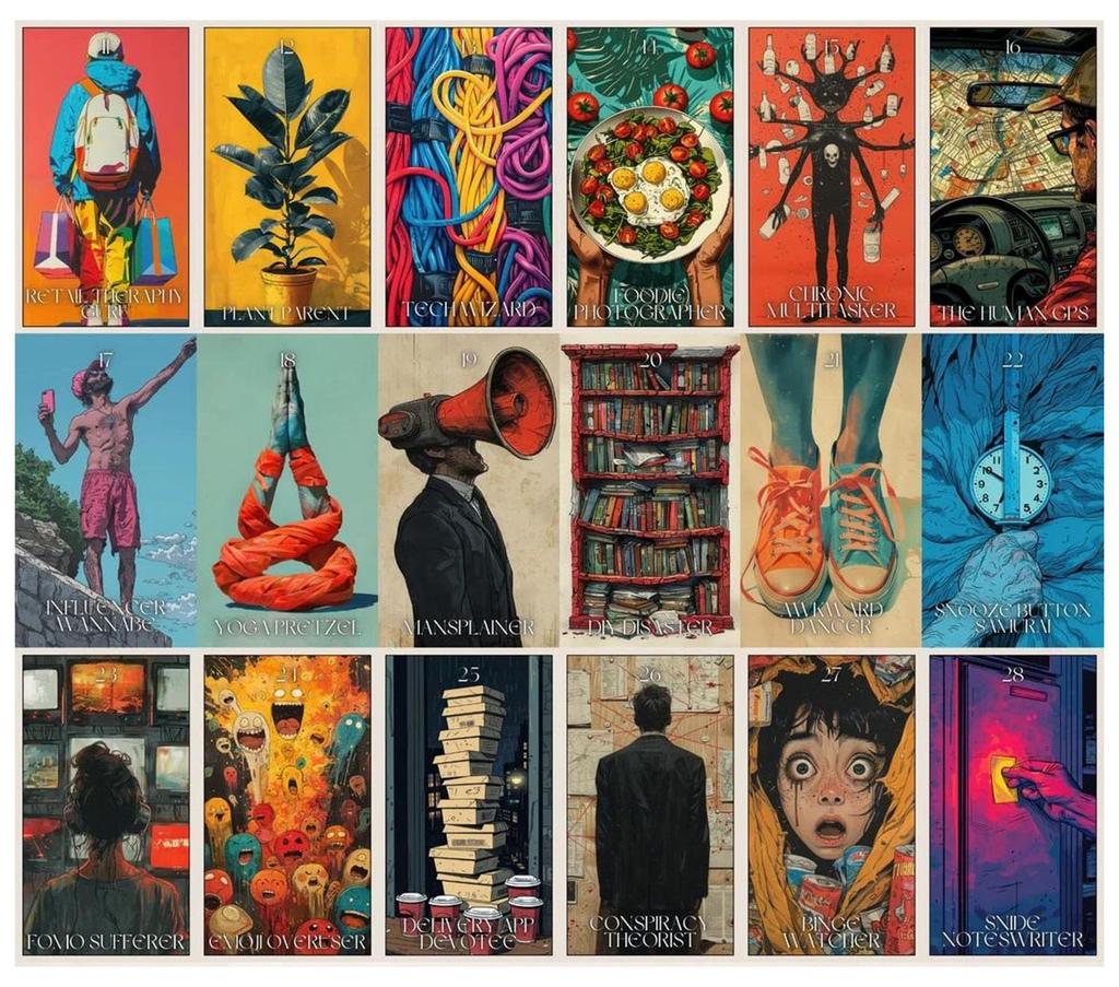 Modern Life An oracle card deck of wisdom and humor to easily handle the everyday practical and complexities of modern Oracle chaos, wisdom, life.