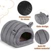 Hamster Bed Hamster Home Small Pet Hiding Place Hut Guinea Pig Hideout Chinchilla House Warm Hamster House Chinchilla Accessory