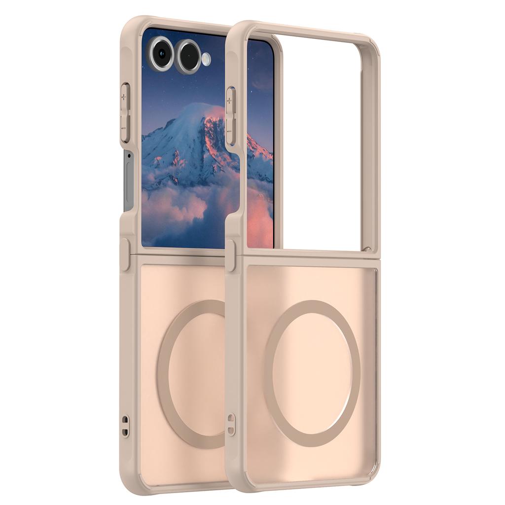 Samsung Galaxy Z Flip 7 Phone Case,Magnetic Shockproof Phone Case,Bumper Hybrid Cover for Samsung Galaxy Z Flip 7