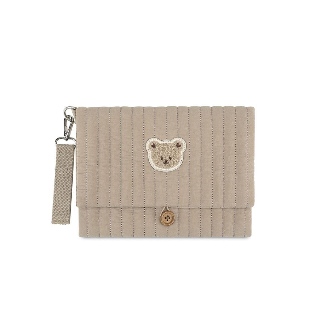 Cotton Foldable Storage Pouch Cute Portable Multi-functional Organizer Mother Baby Travel коричневый