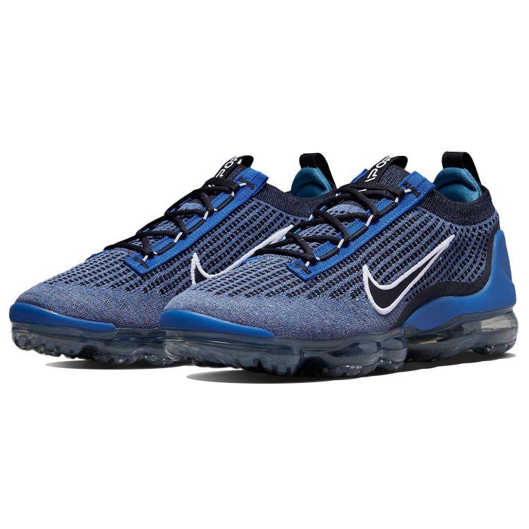 Nike Air VaporMax 2021 Flyknit Game Royal Anthracite Men Sneakers Blue White Black DH4086-400