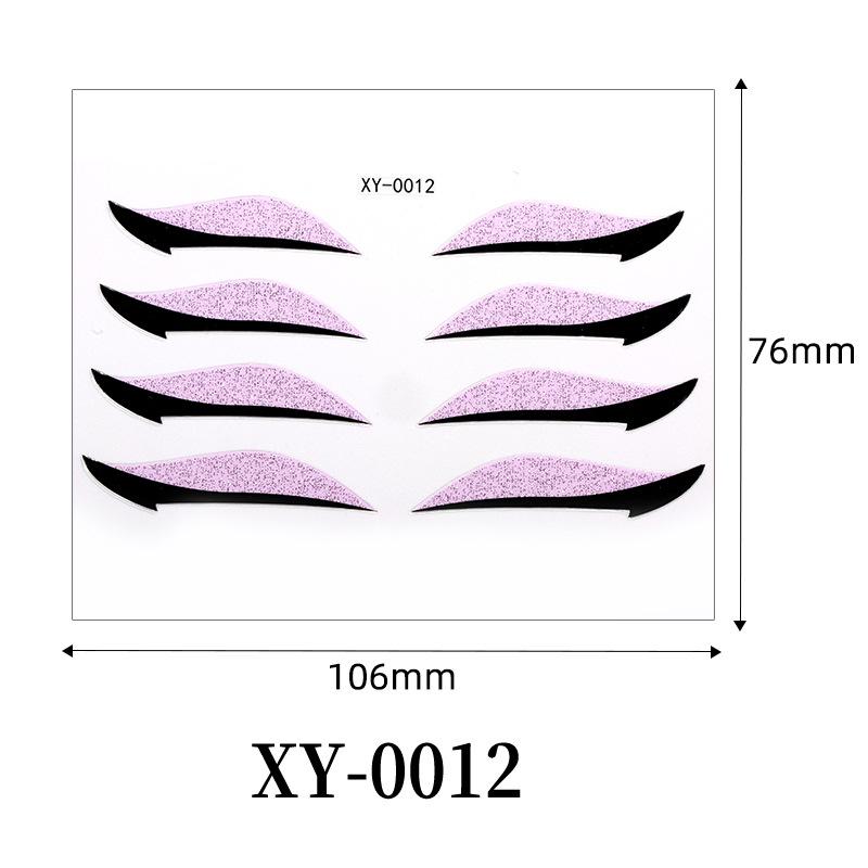European Waterproof Self-Adhesive Eye Shadow & Eyeliner Stickers for Party & Stage Makeup