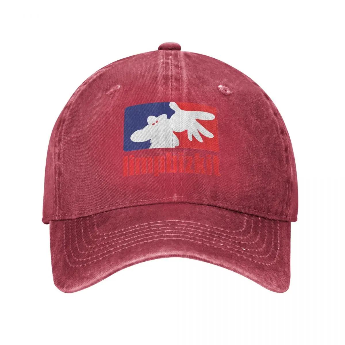Limp Bizkit Baseball Cap - Washed casual style, Polyester Outdoor hats for men and women Outdoor headwear washed pure cotton hat Adjustable