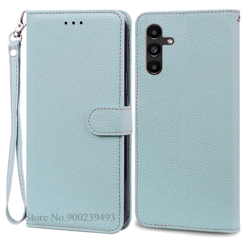Pouzdro A04S Pro Samsung Galaxy A04s Pouzdro A047F Kožené Peněženkové Vyklápěcí Pouzdro Pro Samsung Galaxy A04S Pouzdro na Telefon Kryt Peněženky Fundas