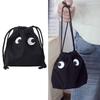 2PCS Durable Cartoon Drawstring Makeup Bag Nylon Portable Travel Makeup Bags Lightweight Mini Handbag Women