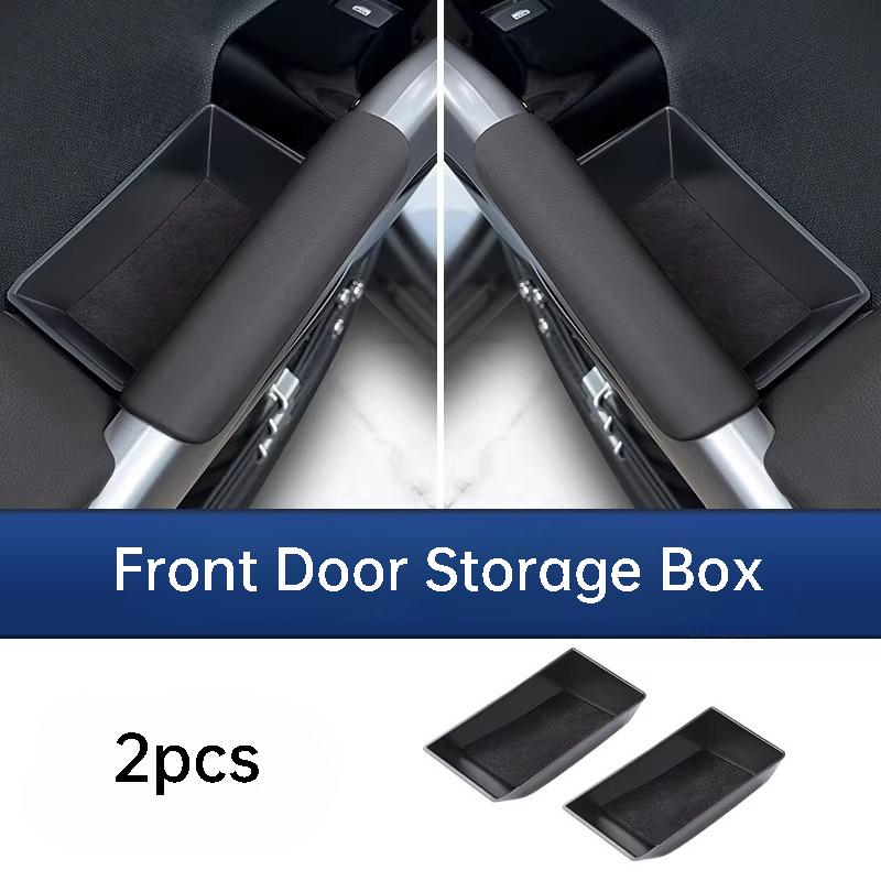 For BYD Atto 3 Yuan Plus ADAS Smart Driving Edition Car Door Handle Storage Box Leather Organizer Tray Interior Accessories