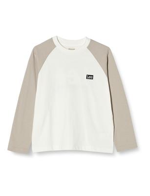 Camiseta Infantil de Manga Comprida de Futebol Lee Bege com Estampa nas Costas (Tamanhos 110-150cm)