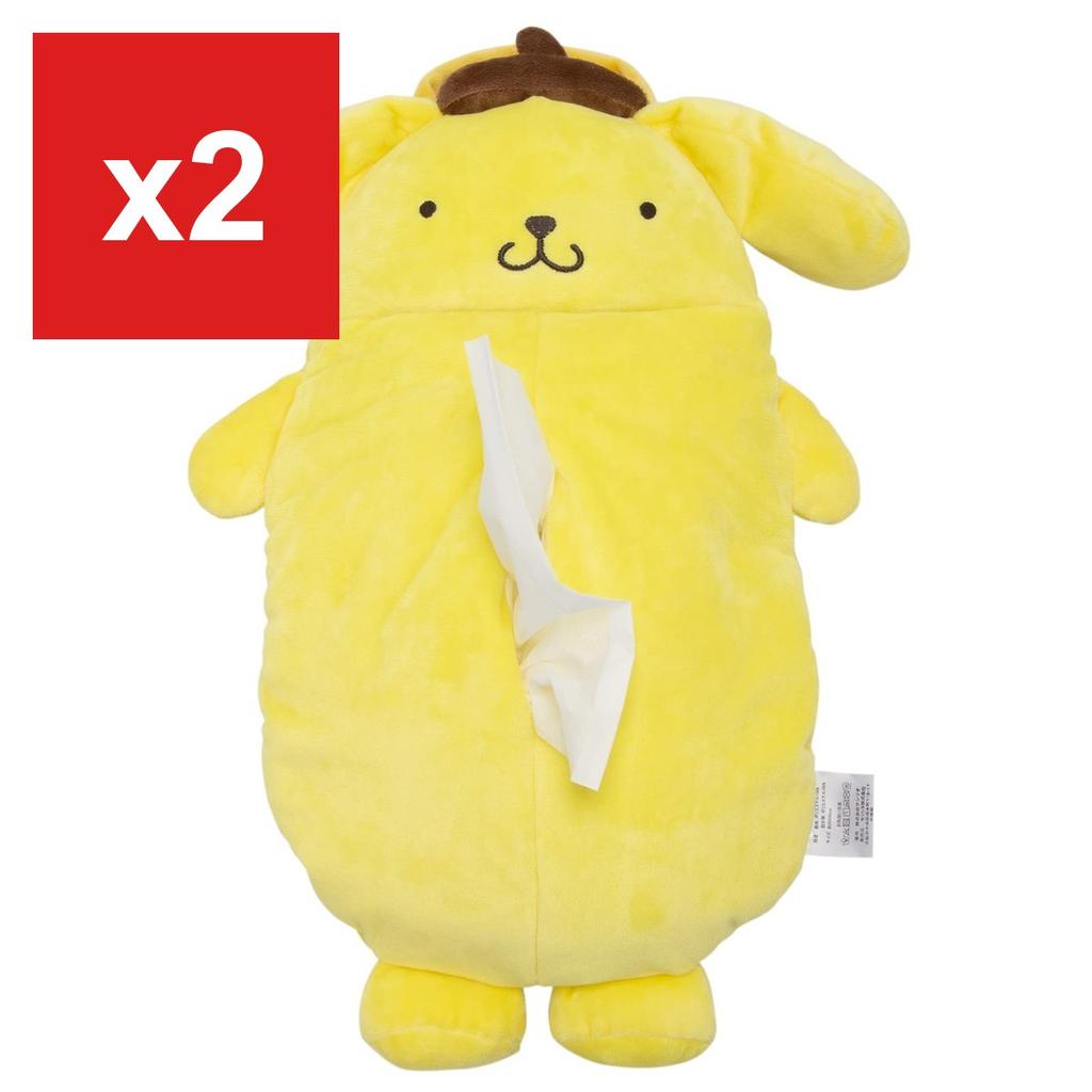 Sanrio Pompompurin Hanging Tissue Case (Yellow), Approx. 40cm