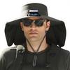 Fan Hat Wide-Brimmed Shawl Fishing Hat with Dual-Power Fan Design