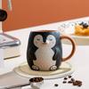 Tierform Tasse Elefant Schaf Eule Katze Hund Styling Kunstharz Tasse Heiß Kalt Getränkebecher Heimdeko