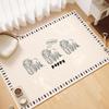 Cartoon Pet Rug Waterproof Stain Resistant Easy Clean Floor Mat Dogs Cats Living Room