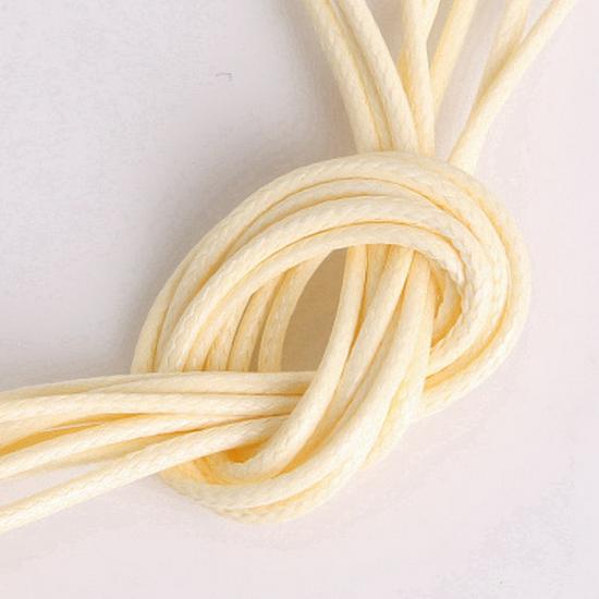 2mm Korean Waxed Cord Faux Leather Necklace Rope for DIY Jewelry Making & Bracelets.