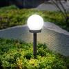 3 Stücke Solar Garten Wasserdichte energiesparende Licht Automatische Sphärische Lade Rasen Lampe für Terrasse