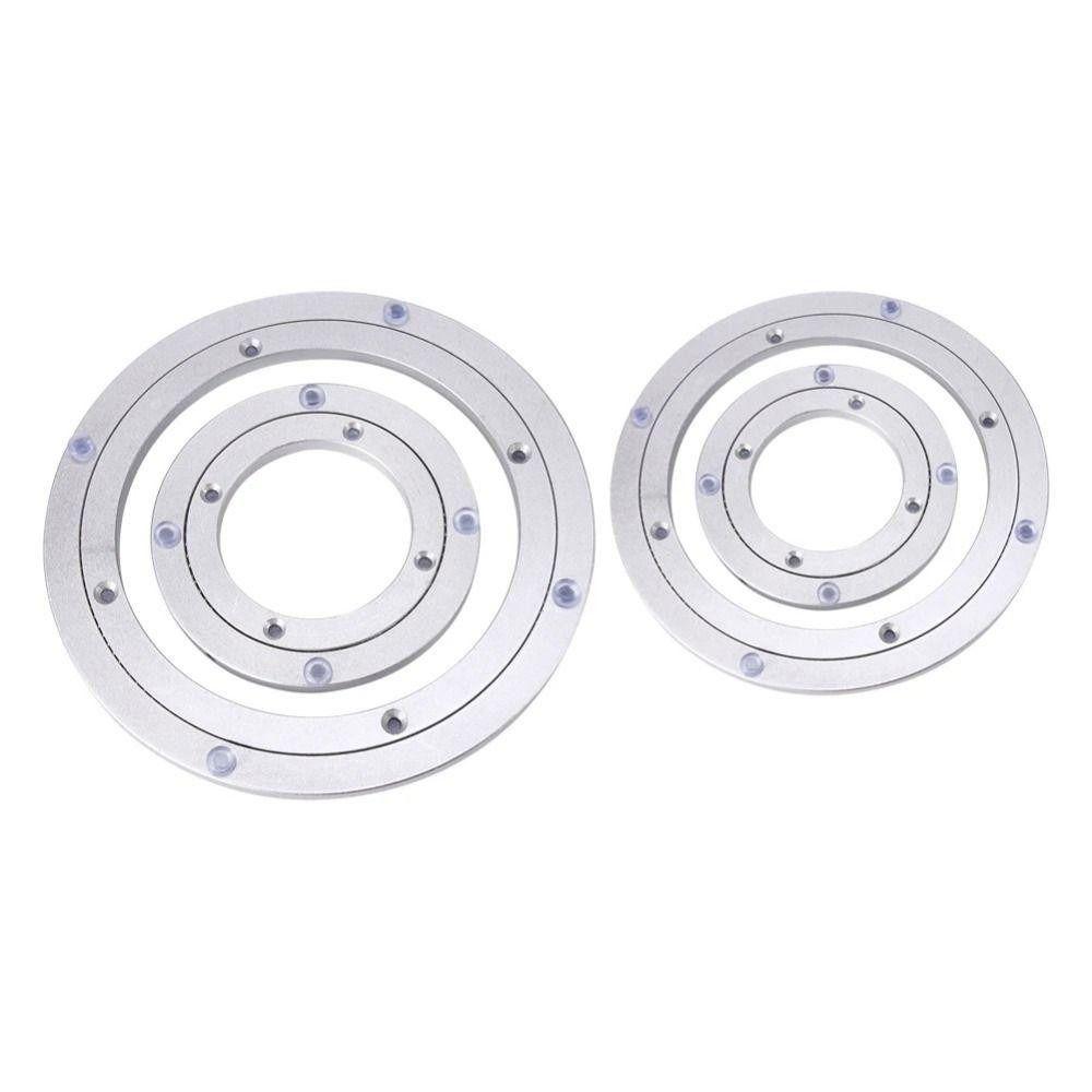 Rotating Bearing Turntable Heavy Duty Ball Bearing Bearing Plate Base Aluminum Rust Resistant Table Turntable Kitchen Hardware