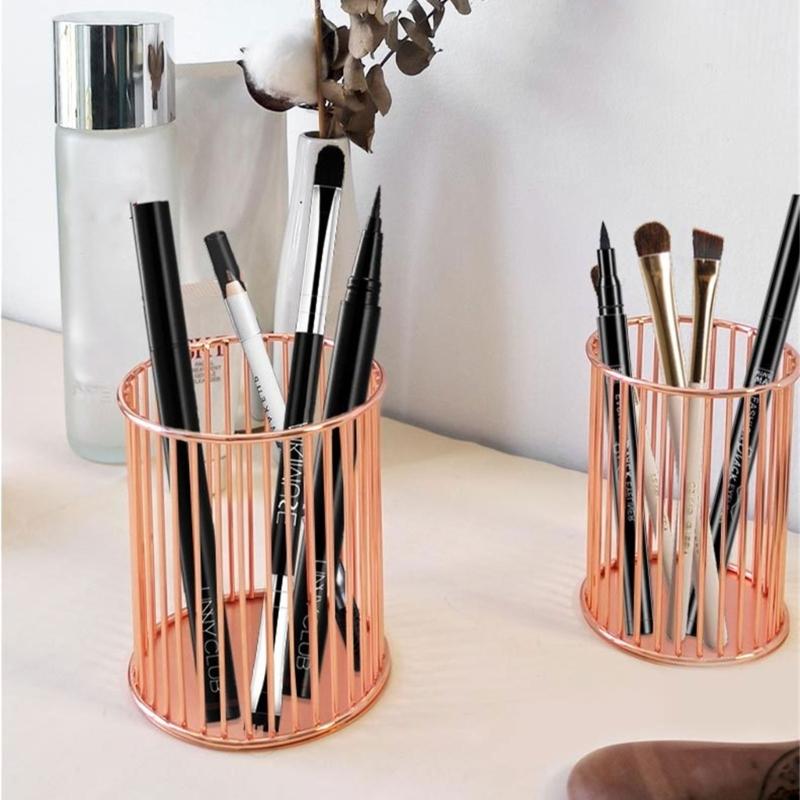 Pen Holder Shelf Pencil Holder Organizers Home Office Decorative Makeup Brush Cup Desktop Decorations Desk Organizers