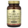 Vitamin D3, 25 Mcg (1,000 IU), 100 Softgels