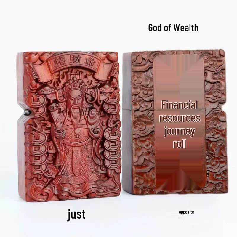 Retro Rosewood Double-Sided Windproof Wenwan Lighter