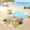 MINITEEN Printed Quick Dry Beach Towel Super Absorbent Soft Lightweight Bath Towel for Pool Summer Travel