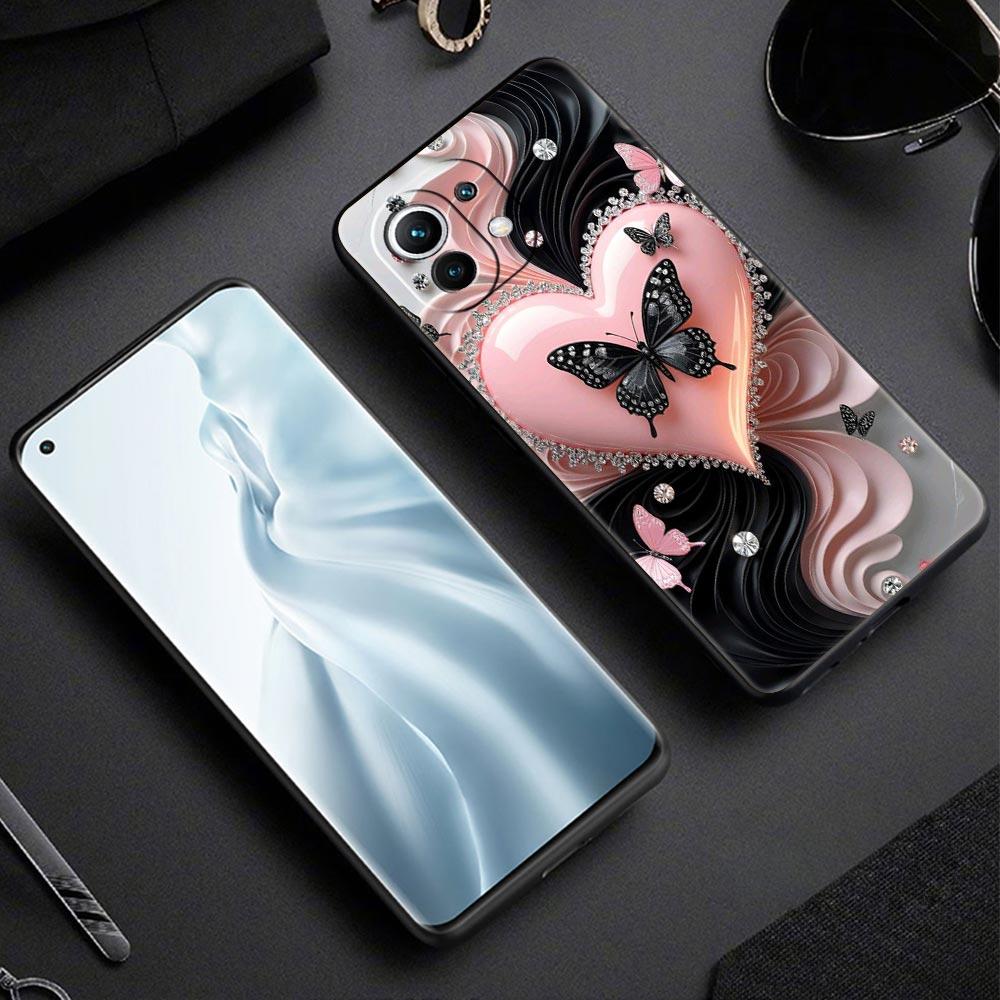 Colored Love Heart Printed Phone Case Cover for Xiaomi Mi 17 15 14 13 12 11 Ultra 15T 14T 13T 12T 11T Pro Lite 5G Soft TPU Shell