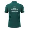 Red Bull F1 Racing Suit Hamilton George Russell Team Uniform Pure Cotton Polo Shirt