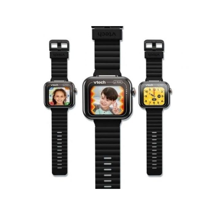 Chytré hodinky VTech Kidizoom Smartwatch Max Černé Notifikace Dvojitý Fotoaparát Dětské