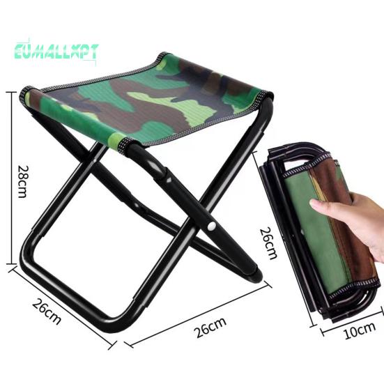 Outdoor-Klappstuhl, starke Tragfähigkeit, faltbar, rutschfest, unzerbrechlich, bequemes Sitzen, Picknick, Mini-Klapphocker, Angelzubehör
