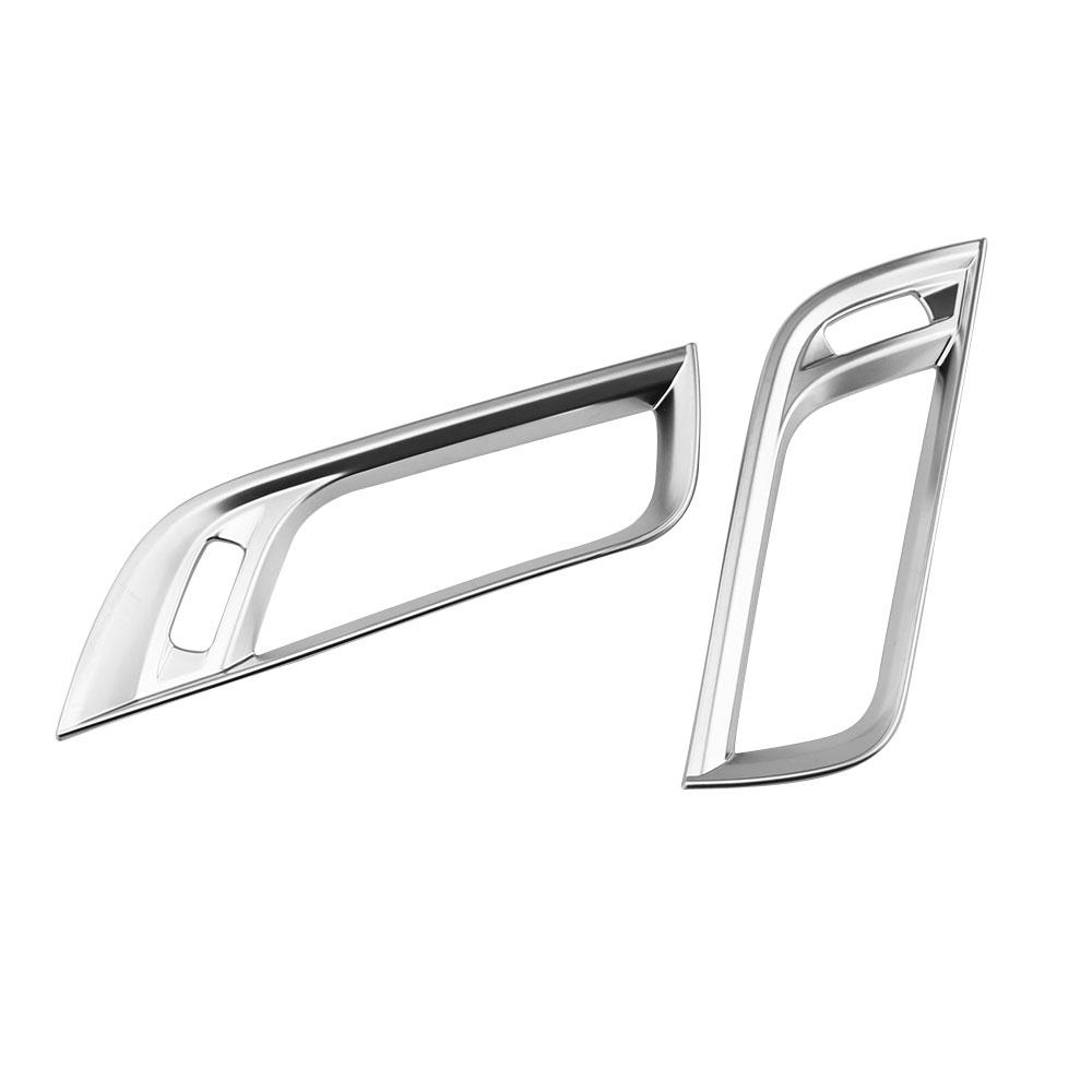 Car Air Conditioning AC Vent Frame Trim for BMW X1 F48 2016 - 2026 ABS Chrome Air Outlet Cover Sticker Accessories