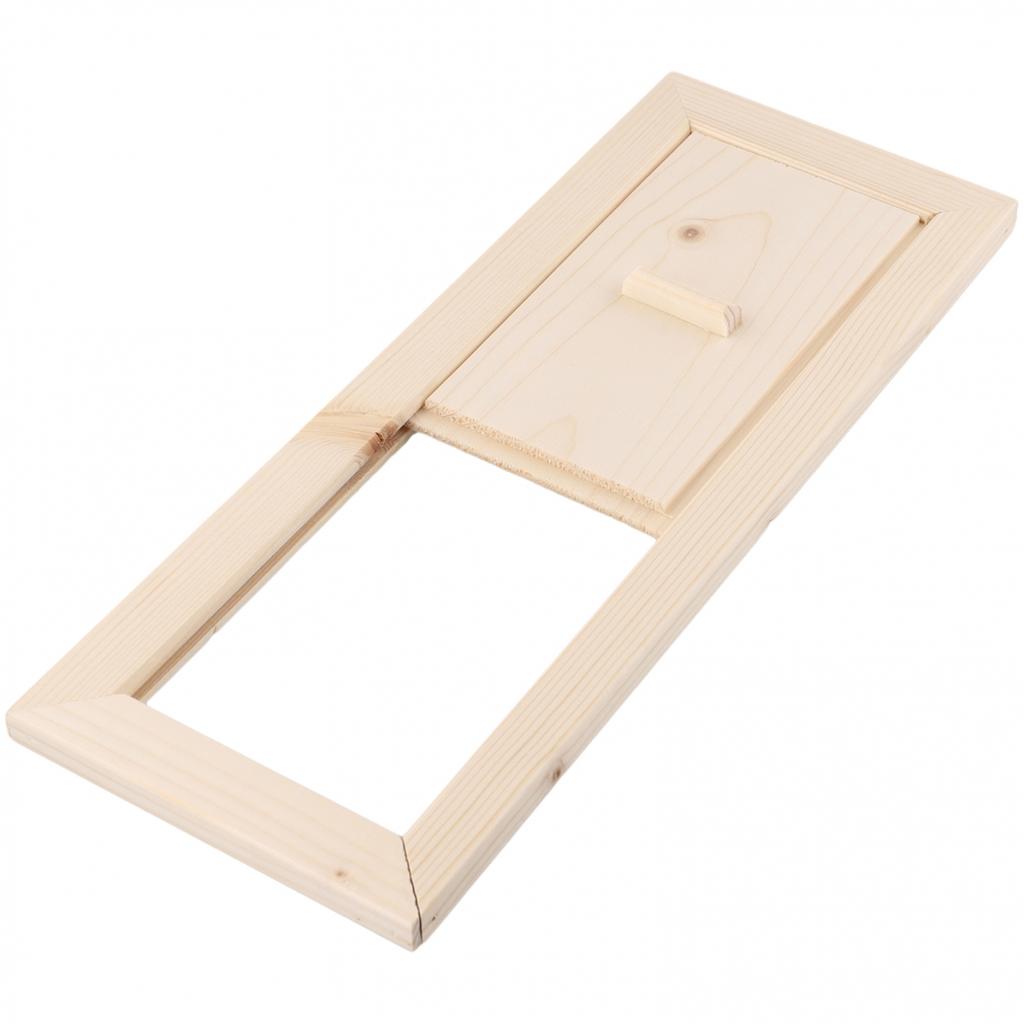 Exhaust Air Slide Steam Room Ventilation Flap Wood Valves