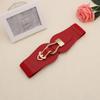 And Stylish Comfortable Black Elastic Waist Belt For Women Ideal For Dressy Wear Casual