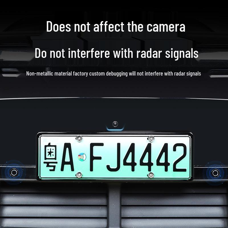 Ideal L6 License Plate Holder: Original Car Color, Fully Enclosed, Anti-bending Protector for New Energy Vehicles