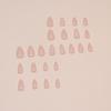 Cute Bowknot Almond-Shaped Press-on Nail Art Medium-Length False Nails