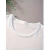 European Size Women's Casual Short-Sleeve T-Shirt with Cute Bear & Print - Soft Round Neck Summer Blouse for Spring/Summer Outfits