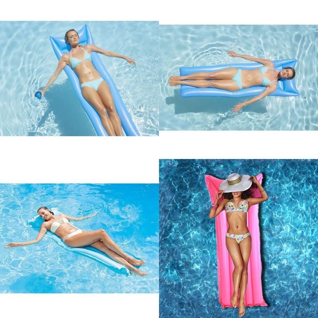 Summer Watermelon Inflatable Swim Hammock Pool Float Lounger For Adults