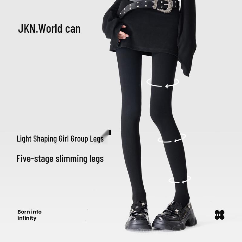 

Женские утягивающие термолеггинсы в полоску JKN One Size (155-175cm / 40-65kg)