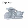 Creative Design Resin Angel Dog Cat Statue Lovely Animals Sculpture Ornaments Gifts Suitable Garden Decor Housegold Ornament