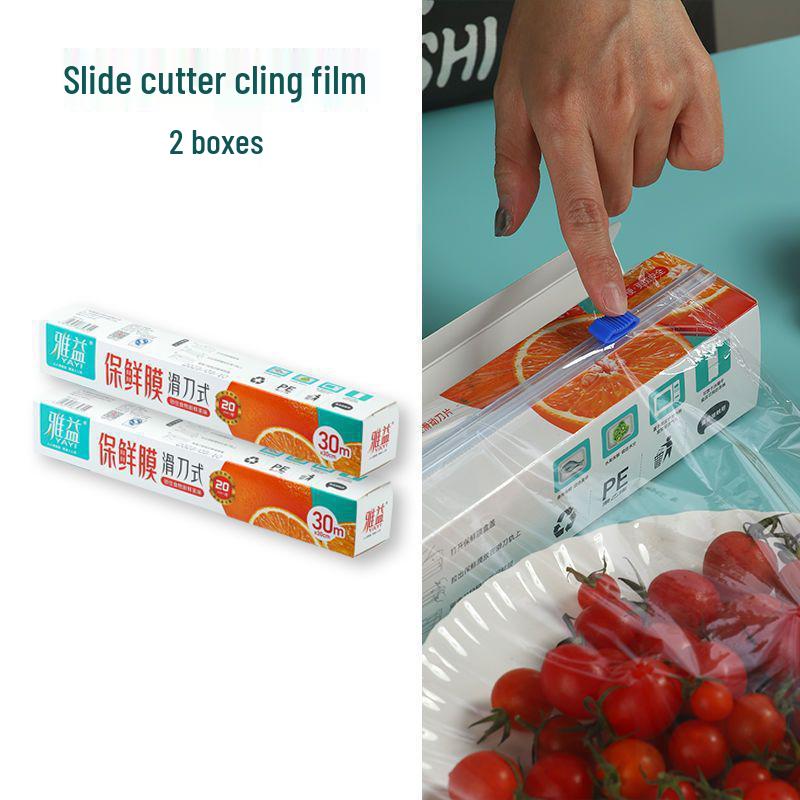 

Семейная пищевая пленка со слайд-резаком: Пищевой, Термостойкий, Бесплатная доставка