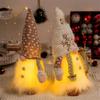 Glowing Gnome Christmas Faceless Doll 30cm Tree Decorations 2025 Night Light Xmas Gift Navidad 2025 New Year Home Decor