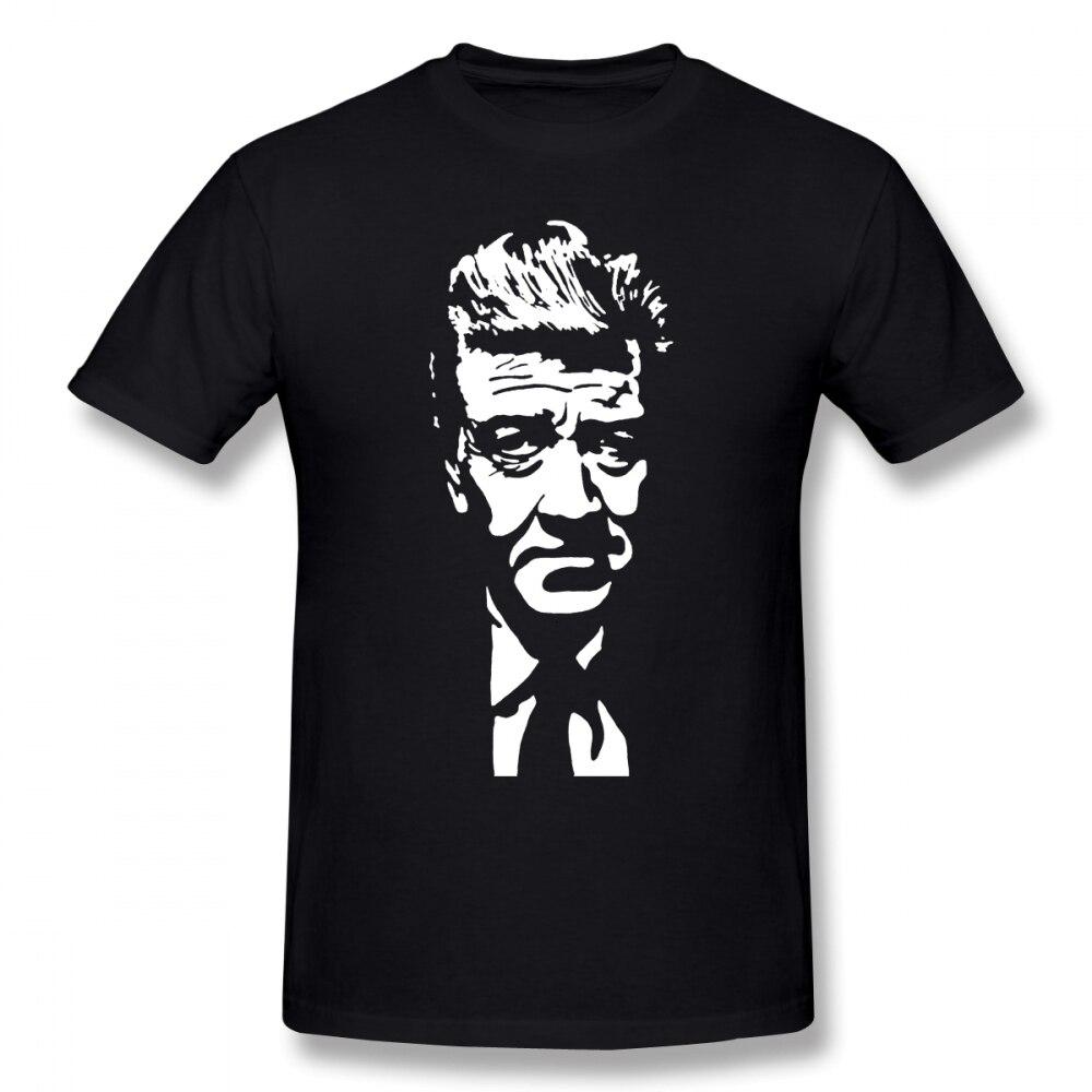 T-shirt Homme David Lynch - Noir - Coton - Impression Personnalisée Style Vintage