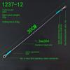 4PCS 7*7 strands Stainless Steel Wire Leader With Bearing Swivel & Clip Fishing Steel Core Leash Anti-bite Thread 4 Sizes
